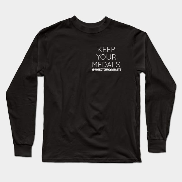 Keep Your Medals - Pocket Design Long Sleeve T-Shirt by jordynslefteyebrow